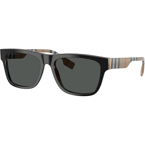 BURBERRY Sunglasses BE 4293 380687 Top Black On Vintage Check Gre