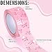 Whaline 109 Yard Pink Bow Packing Tape Pretty Bow Decorative Gift Wrapping Tape Waterproof Shipping Tape for Small Business DIY Crafts Box Carton Decor