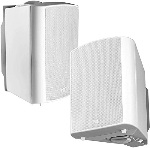 OSD Audio 70V Commercial 5.25" Patio Speaker Indoor Outdoor Pair White AP520T