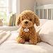 Imagen de Perro de peluche, perro caniche realista