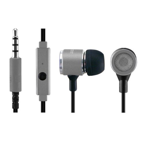 Sentry Industries Inc. HM321 Metal Talk-Buds Ear Buds with Mic, Silver