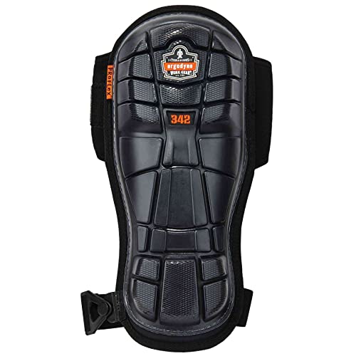 Image of Ergodyne - 18442 ProFlex 342 Professional Knee Pads, Protective Extra Long Cap, Injected Gel Padded Technology, Adjustable Straps, Black