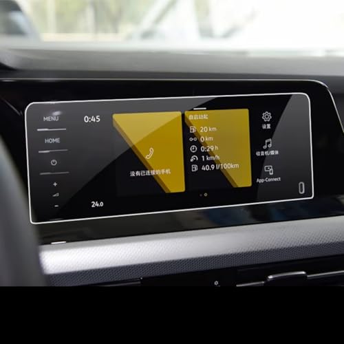 Protecteur d'écran GPS voiture VW Golf 8 MK8 GTI film clair anti-rayures 8.25"