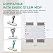 3 Pack Steam Mop Pads Replacement P184WQ for Shark Lift-Away Pro & Genius Steam Pocket Mop System S3973 S3973D S3973WM S5001 S5002Q S5003A S5003D S5004 S5004W S6001W S6001WM S6002 S6002C S6003D S6003W