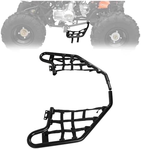 Tusk Comp Series Nerf Bars Red With Black Webbing - Fits: Yamaha YFZ 450 2004-2009 Tusk Comp Series Nerf Bars Red With Black Webbing - Fits: Yamaha YFZ 450 2004-2009