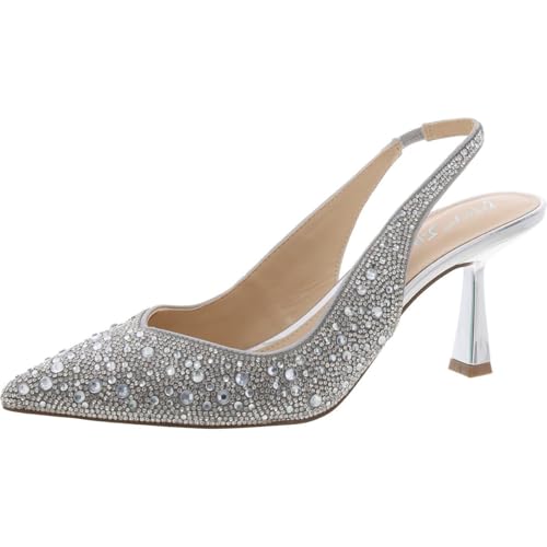 Betsey Women's Clark Pump, Silver, 8