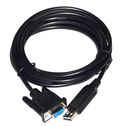 USB to DB9 FEMALE ADAPTER NULL MODEM RS232 CABLE for PC ENGINES CONNECT BOARDS and A REGULAR PC(3 metres)