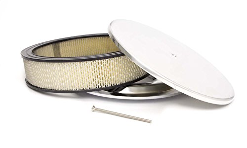 Racing Power Company R6902 14" X 3" Round Aluminum Plain Flat Base Air Cleaner Set #TOP28