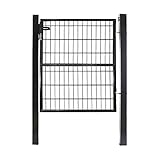 gartenzaun tor schloss √ Einfach und Schön - Dieses Gartentor zeichnet sich durch schlichtes, ansprechendes Design und die robuste und langlebige Verarbeitung aus. Jede Tür besteht aus einem Punktgeschweißten Gitter mit einer Maschung von 50 x 200 mm.