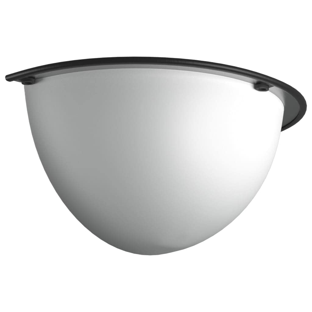 Specchietto stradale esterno 2 pezzi mezza cupola Ø 30 cm acrilico specchio 90 gradi vista estesa ampia applicazione per garage parcheggio e altri interni segno preventivo