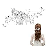 ✨【Eleganza senza tempo】 Il pettine decorativo per capelli MUNZE è l'accessorio perfetto per aggiungere un tocco di eleganza al tuo look quotidiano o per il grande giorno. Con perle lucide e cristalli scintillanti, questo pettine è progettato per offrire un aspetto raffinato e sofisticato. Perfetto per ogni occasione speciale! 💖