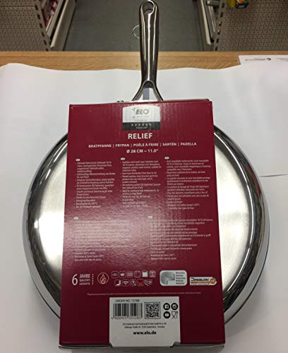 Elo Edelstahlpfanne Relief Scharf & Kross 28 cm