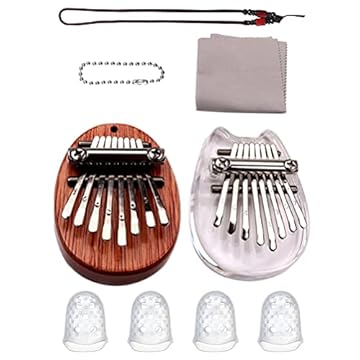 Capa do livro ARTIBETTER 9Pcs 8 Chaves Dedo De Piano Kalimba Woodden Dedo De Piano Instrumento Musical De Madeira Acrílico Com Tampa Dedo Corda Caixa De Madeira Iniciante Presente Instrumento Musical