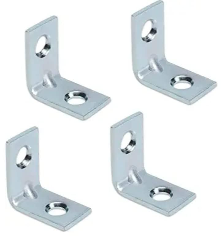 bvslf 24 Pack of 25mmx25mm Zinc Plated L Shape Bracket for Shelf Support Corner Brace, 90 Degree Right Angle Metal Shelf Support Bracket for Wood Frame Furniture Shelve Chair (1 x 1 Inch, Set of 24) (B0CSZ48LLL) Amazon Price History, Amazon Price Tracker