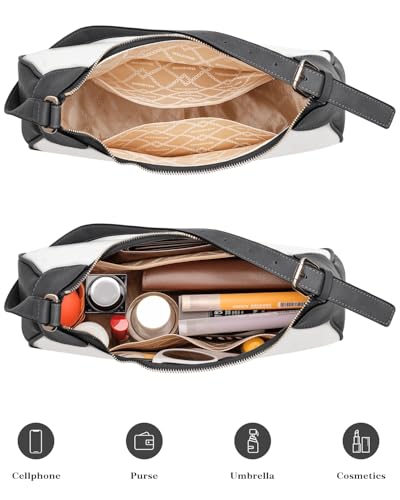 molshine Shoulder Bag, PU Leather Crescent Handbag, Armpit Bag, Party Clutch Purse for Women Lady Model DLK00594