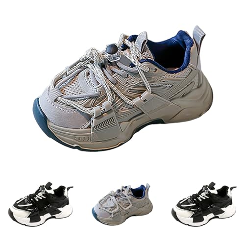IWIHMIV Running Shoes for Girls Boys Outdoor Lace-up Breathable Comfortable Sports Tennis Shoes2