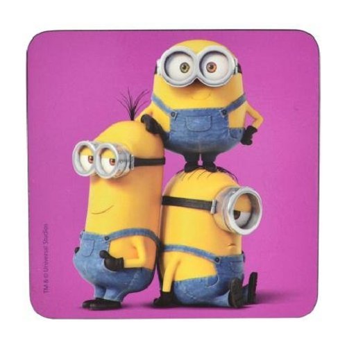 Minion sottobicchiere, 3 Minions impilati