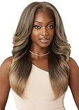 Outre Lace Front Wig - Perfect Hair Line 13X6 - Tayon (BROWN GRAY 34)