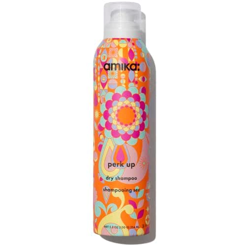 amika perk up talc-free dry shampoo | refreshes roots with