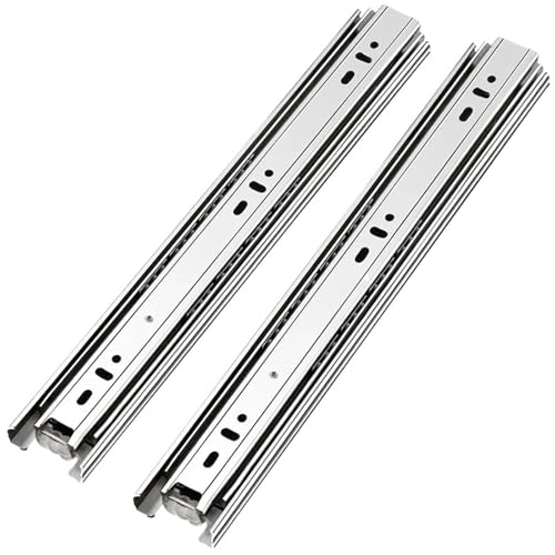 Coulisse de tiroir inox 200-600mm à billes triple extension pour cuisine