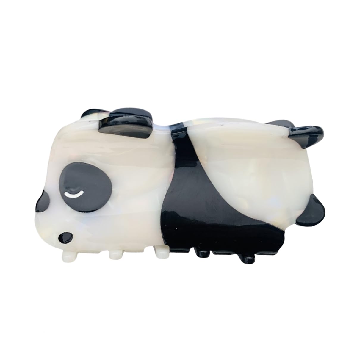 Lazzy Panda Hair Clip,Acetate Hair Claw,Small Hair Clips for Women