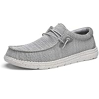 Bruno Marc Men's Casual Slip-on Loafers Shoes (Grey, 10)