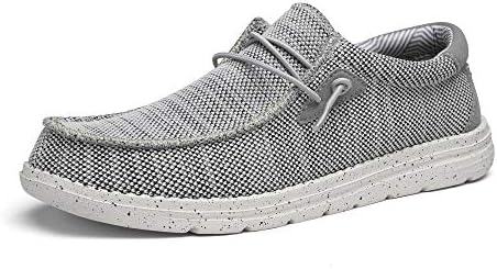 Bruno Marc Mens Slip-on Stretch Loafers Casual Shoes Lightweight Comfortable Boat Shoes, Grey - 10.5 (Breeze)
