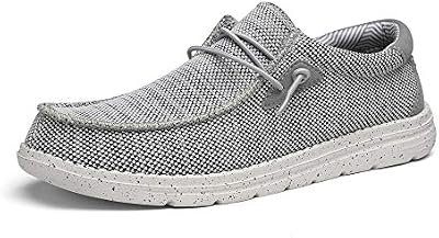 Bruno Marc Men's Casual Slip-on Loafers – Stretch Comfort Shoes, Grey, Size 11 (BLS211)