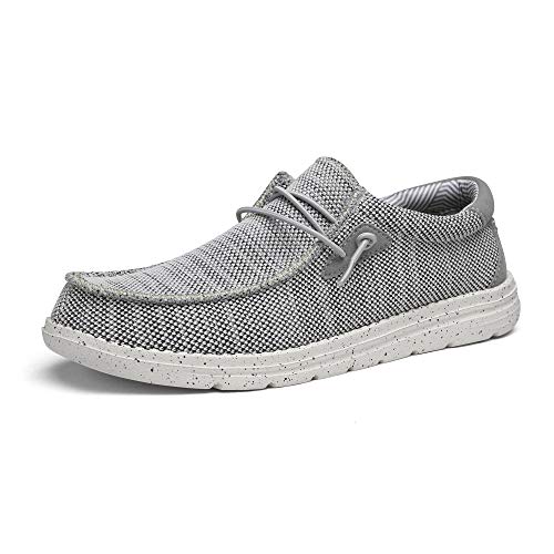 Bruno Marc Men's Casual Slip-on Loafers Stretch Shoes 1.0 6.5 Grey