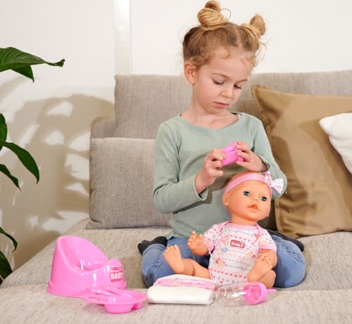 Muñeca bebé Simba con accesorios rosa 43 cm miniatura 2