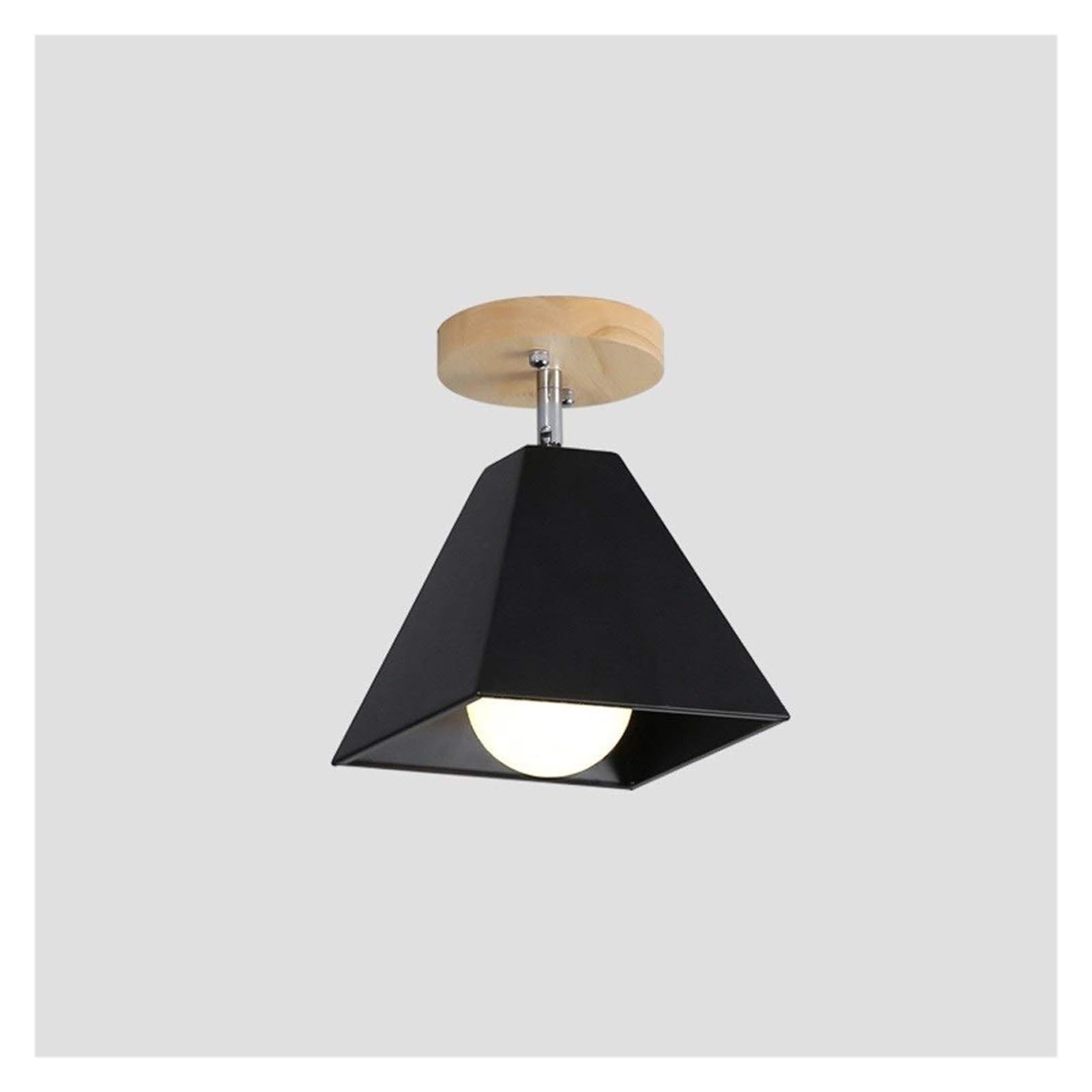 WJQQLSM Lighting fixtures Modern Loft Chandelier - Nordic Iron Ceiling Lamp, E27 Edison, Stylish Lighting for Home and Office(Black)
