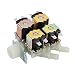 Produktbild Varadyle Wasser Einlass Ventil, DC12V DN20 G3 / 4 Zoll 1 in 4 Out Kunststoff Magnet Ventil Elektro Magnet Ventil Normalerweise Geschlossenes Wasser Ablass Ventil