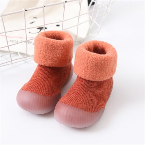 Betadog Toddler Walking Shoes Anti Slip Thick Knee High Cotton Sock Baby Socks Shoes Walking Shoes Sock Shoes Toddler2