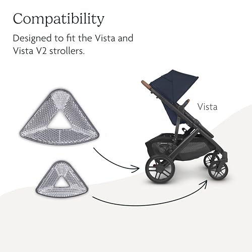 UPPAbaby Wheel Reflectors for Vista and Vista V2 Stroller/Stroll Safely at Night/Snap-on Attachment/Includes Four Reflectors by UPPAbaby - Image 5