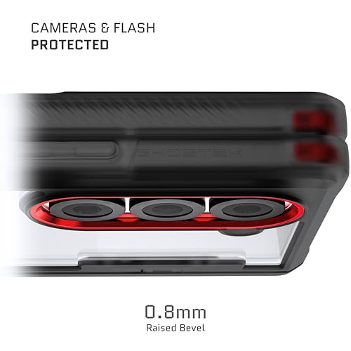 Image of Ghostek Covert Clear Galaxy Z Fold 6 Case with Built-in Kickstand and Full Hinge Protection Shockproof Protective Phone Cover Designed for 2024 Samsung Galaxy Z Fold6 (7.6 inch) (Smoke)