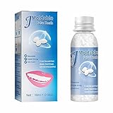 Temporary Tooth Repair Kits,Dental Repair Denture Repair Beads for Temporary Fixing Filling Missing Broken Tooth Moldable Fake Teeth