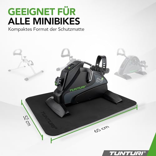 Tunturi Bodenschutzmatte für Stepper - Mini Bike - Beintrainer - Geräusche und Schall dämpfend - Anti-Rutsch
