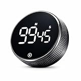 Magnetischer Digitaler Küchentimer, mit großem LED Display, Pomodoro Timer...