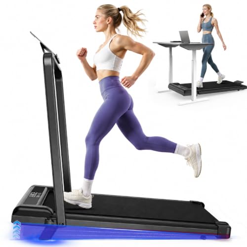 Tapis Roulant Elettrico Pieghevole, 2.5 CV, 10 km/h, 130 kg