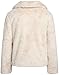 URBAN REPUBLIC Girls' Bolero Jacket - Stylish Cropped Faux Fur Bolero Cardigan - Fashion Outerwear Jackets for Girls (7-14), Size 7-8, Ivory