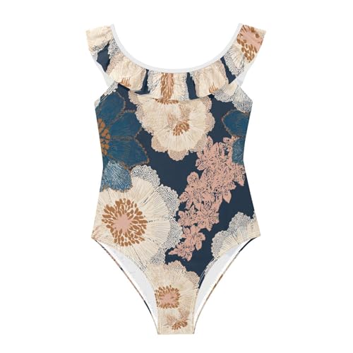 Traje de baño para playa y piscina de niñas de 3 a 6 años chic