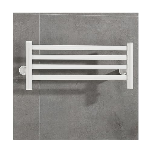 Toallero Blanco con cableado Fijo para baños, spas y hoteles. Calentador de Toallas de Aluminio de Pared con Temperatura Constante.