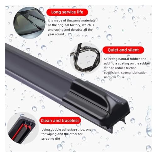 Limpiaparabrisas coche delantero de 26'' y 18'' para Outlander 2013-2019 6