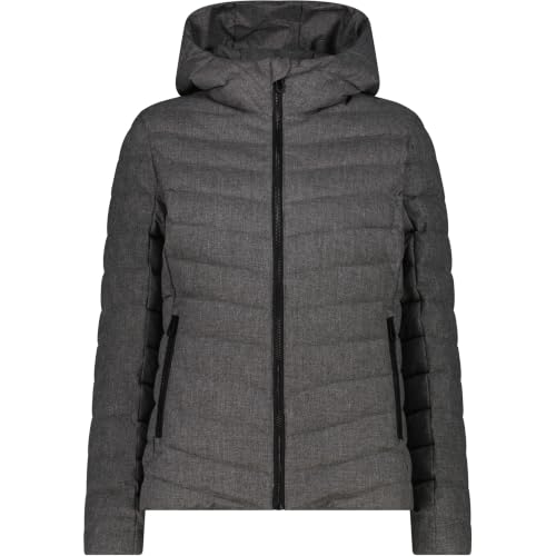 Veste hoodie femme anthracite XXL : sweat zippé chaud à capuche