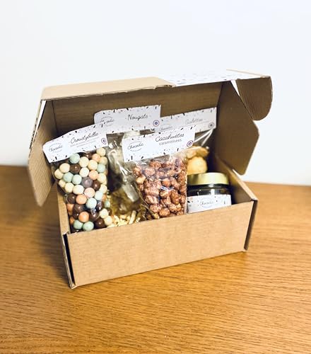 CHOCOLAT DE PAQUES - COFFRET 5 SPECIALITES : nougats, biscuits, confiture de lait, croustybilles et cacahuètes grillées - CHOCOLAT DE PAQUES - GOURMANDISES...