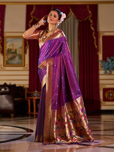 Image of SWORNOF Womens Kanjivaram Banarasi Silk Saree Kanchipuram Patola saree