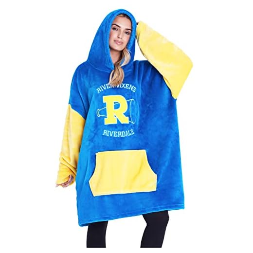 Riverdale Sudadera Mujer con Capucha Oversize, Bata Manta Polar Mujer con Capucha, Regalos Chicas Adolescentes y Mujer