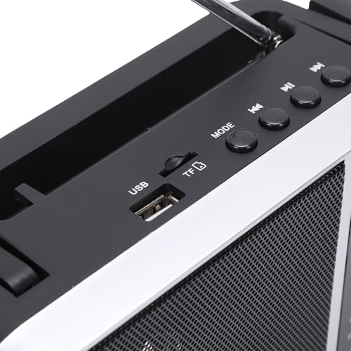 Radio portátil Zunate Retro AM FM SW 3 Bandas vintage Bluetooth miniatura 7