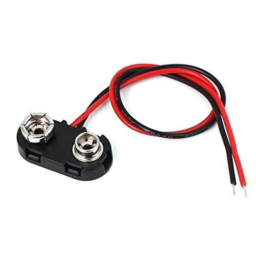 Pack 10 Conectores Clip de Batería 9V Tipo T miniatura 3