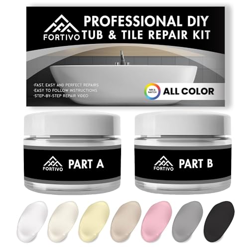 Fiberglass Repair Kit and Porcelain Repair Kit -...